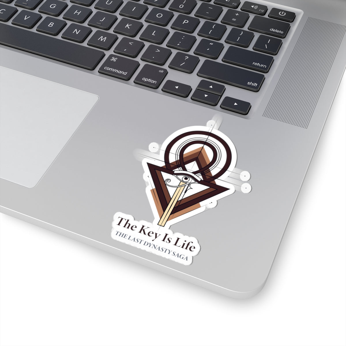 Last Dynasty Saga Sticker — Minimalist Retro Game Logo Kiss-Cut Sticker