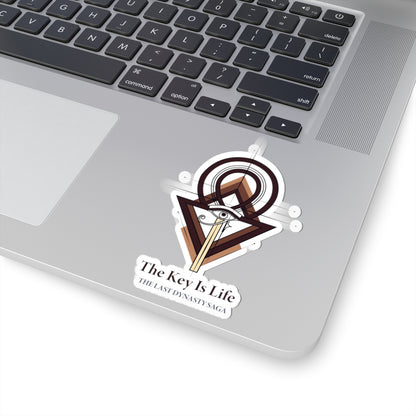 Last Dynasty Saga Sticker — Minimalist Retro Game Logo Kiss-Cut Sticker