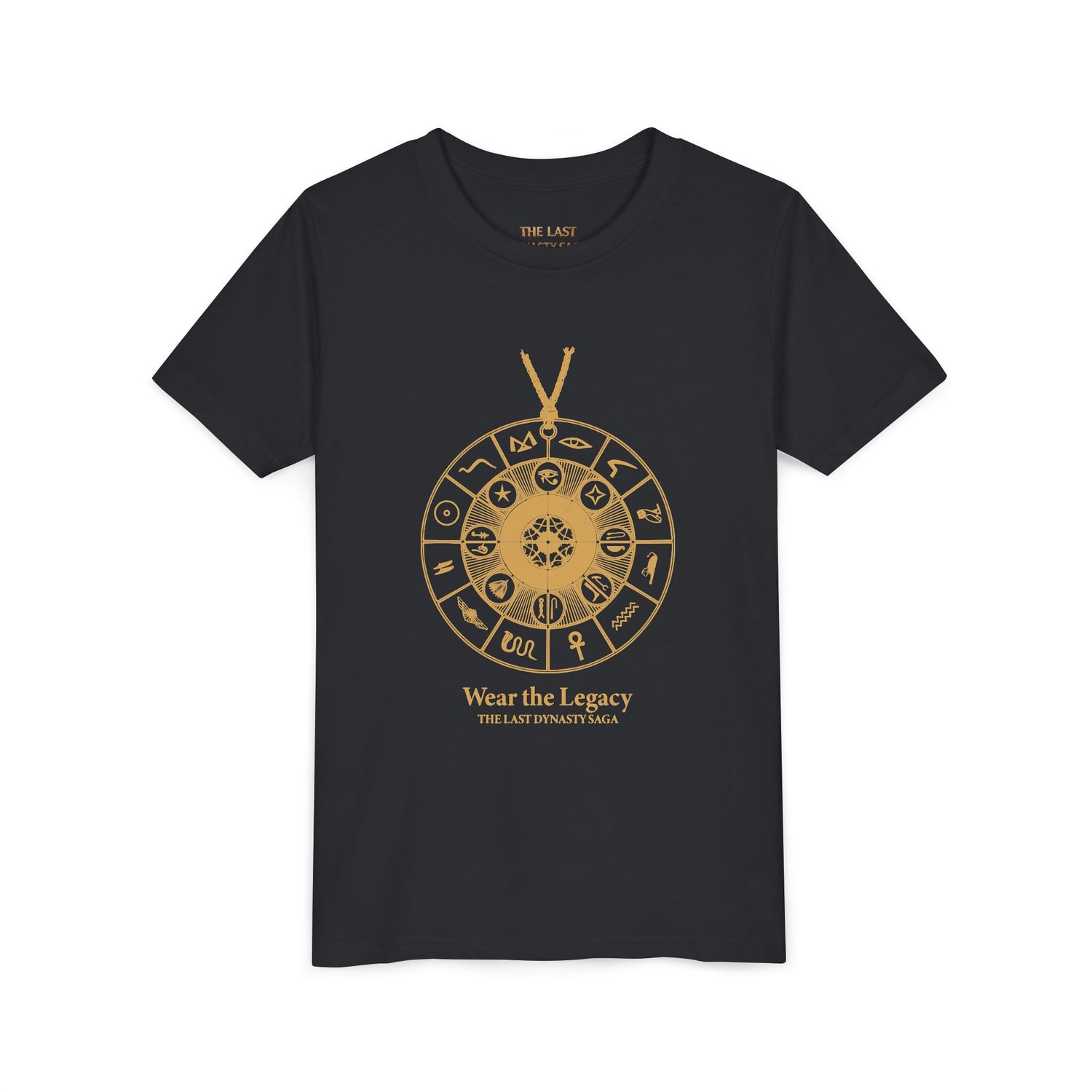 Youth Graphic Tee — THE SAGA Compass &amp; Abstract Hero&