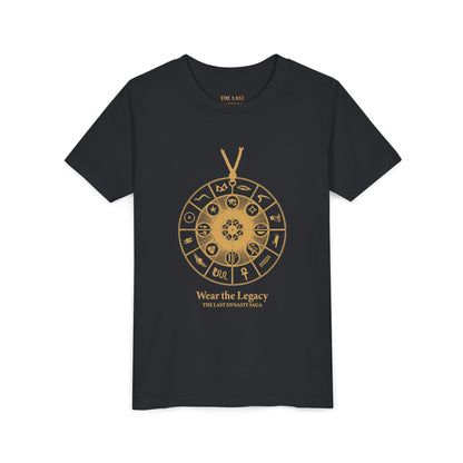 Youth Graphic Tee — THE SAGA Compass &amp; Abstract Hero&