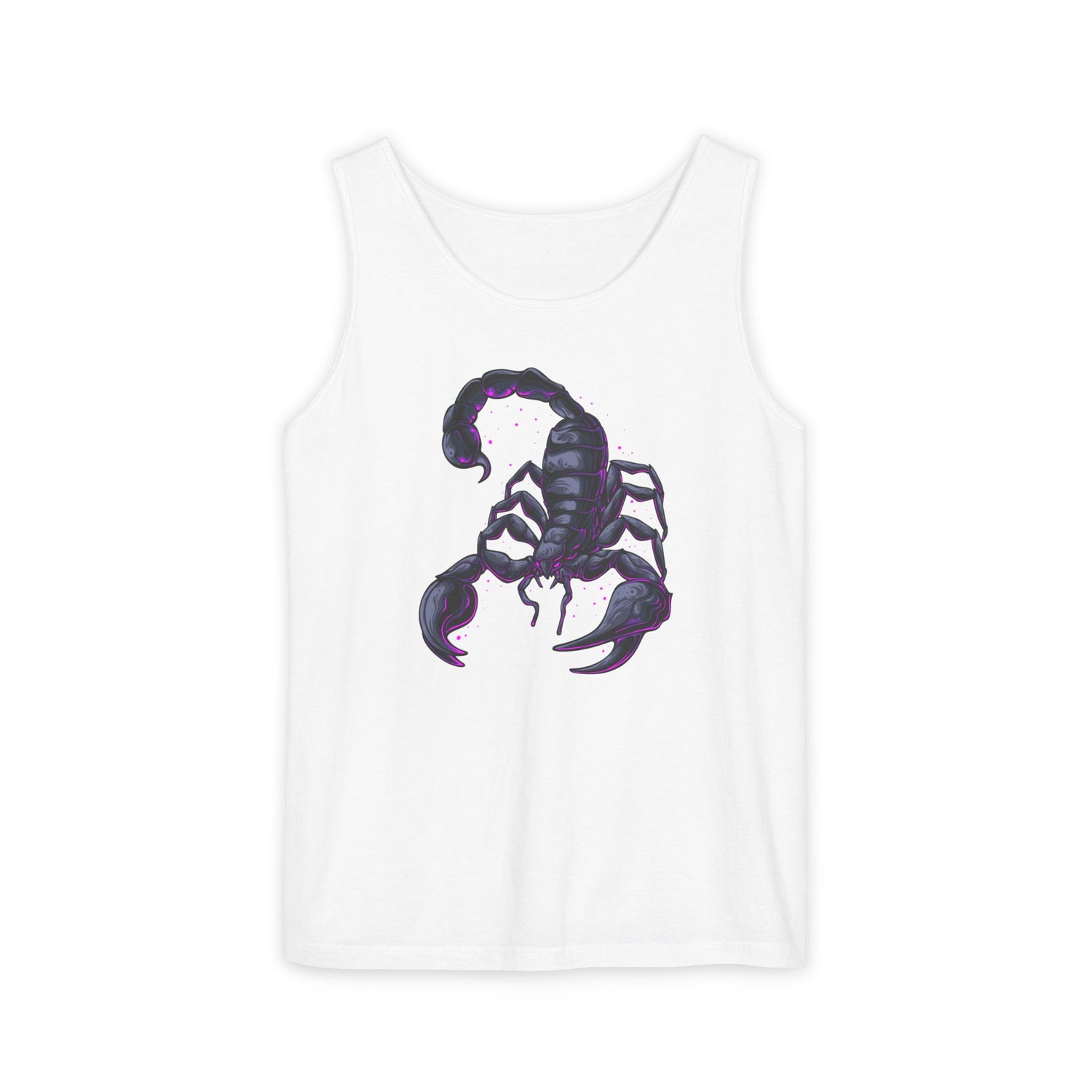 Scorpion Graphic Tank Top — Dark Cosmic Scorpion Art