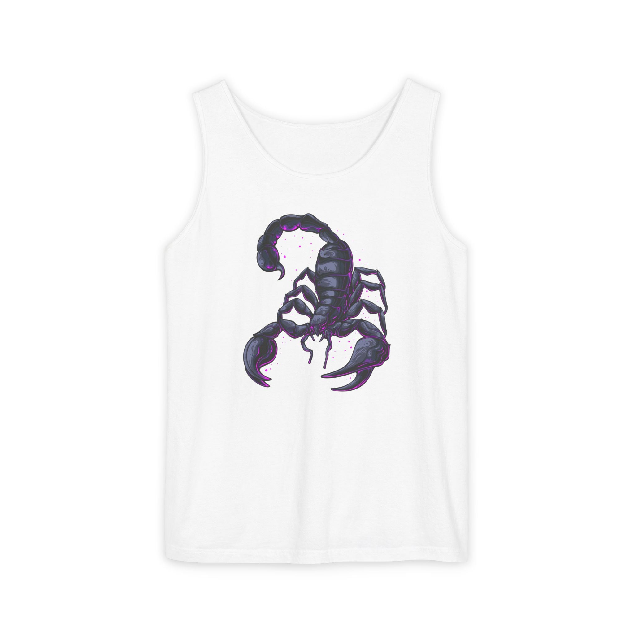 Scorpion Graphic Tank Top — Dark Cosmic Scorpion Art