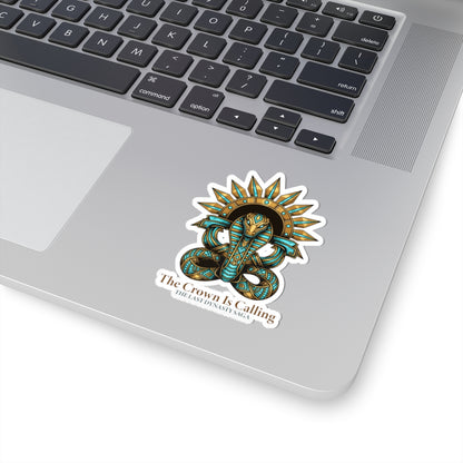 Last Dynasty Saga Sticker — Minimalist Retro Game Logo Kiss-Cut Sticker