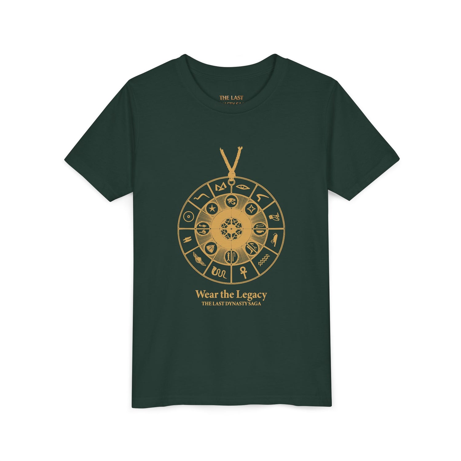 Youth Graphic Tee — THE SAGA Compass &amp; Abstract Hero&