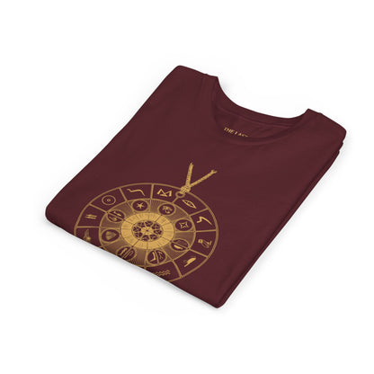 Youth Graphic Tee — THE SAGA Compass &amp; Abstract Hero&