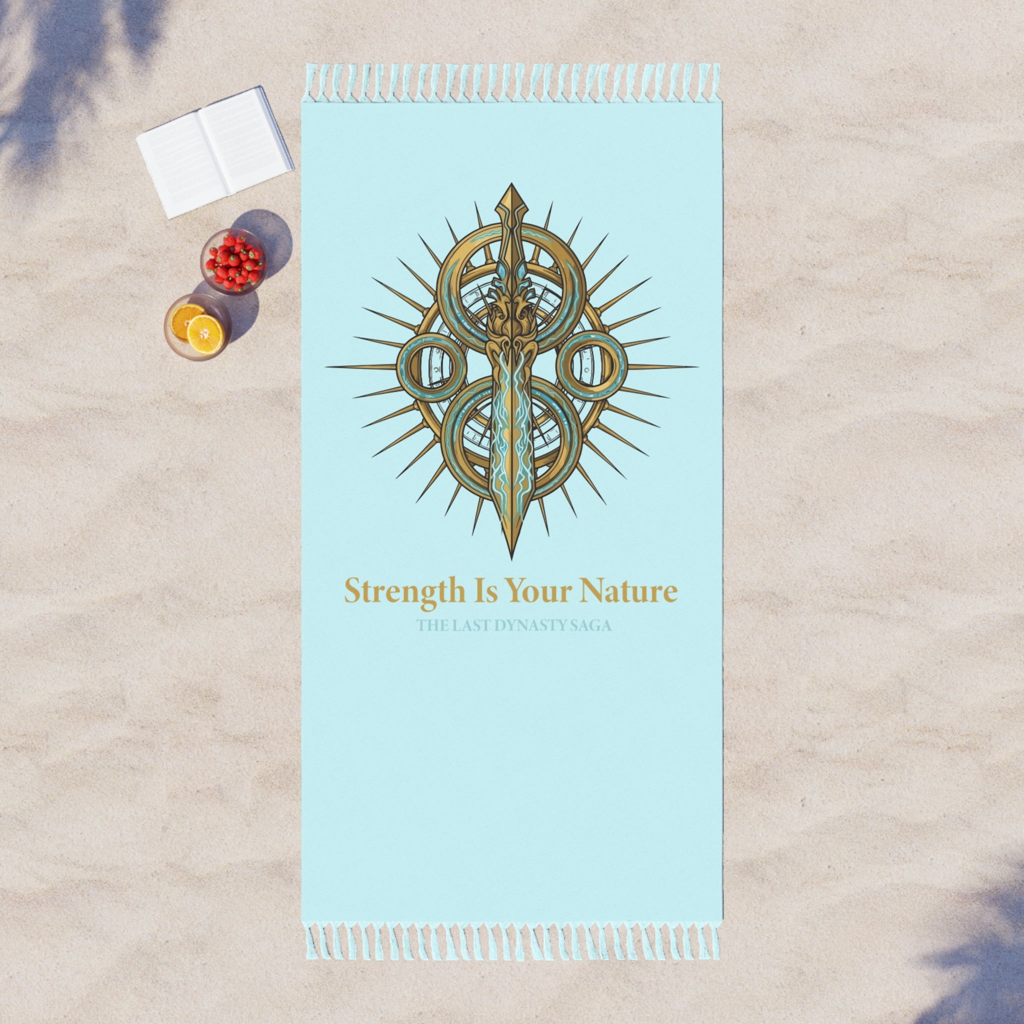 The Serpent Sword Beach Boho Towel