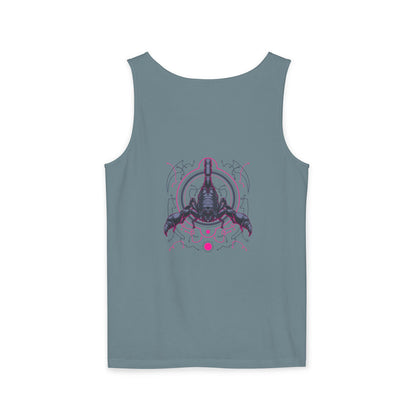Scorpion Graphic Tank Top — Dark Cosmic Scorpion Art