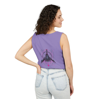 Scorpion Graphic Tank Top — Dark Cosmic Scorpion Art
