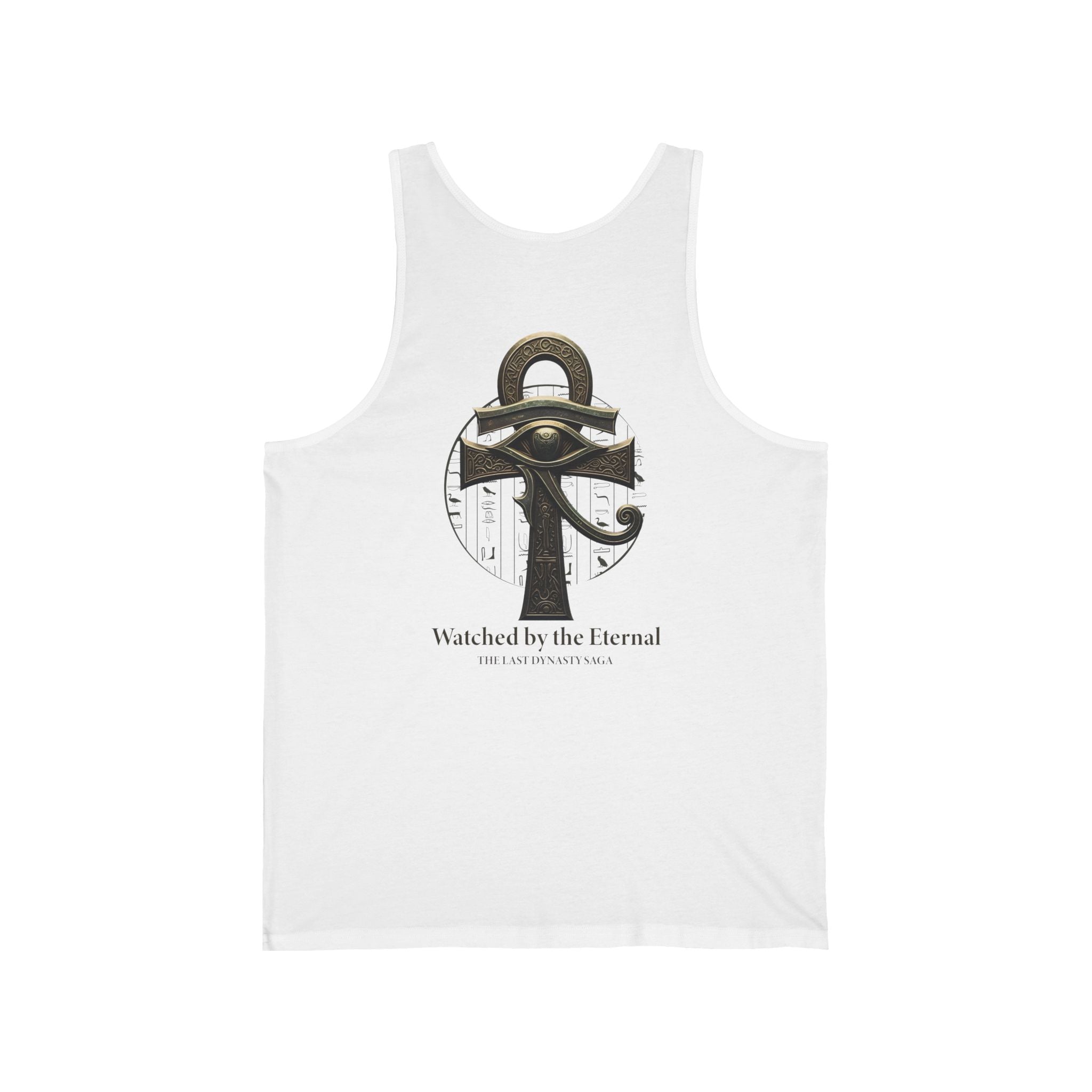 Egyptian Scarab &amp; Eye Tank Top — "This Is Your Awakening" Spiritual Graphic Tank