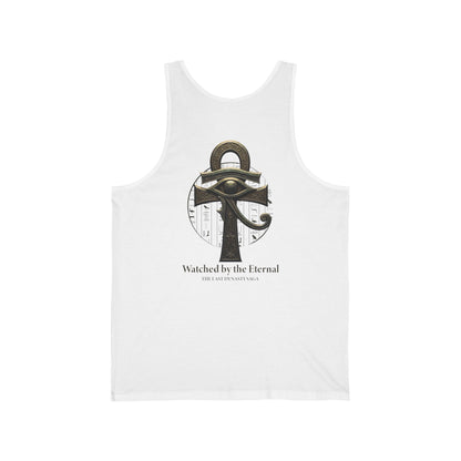 Egyptian Scarab &amp; Eye Tank Top — "This Is Your Awakening" Spiritual Graphic Tank