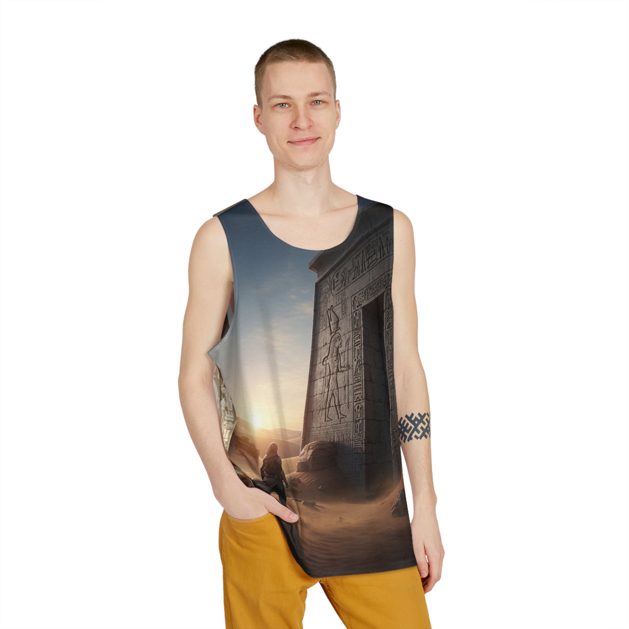 Egyptian Gods Glow All-Over Print Tank Top