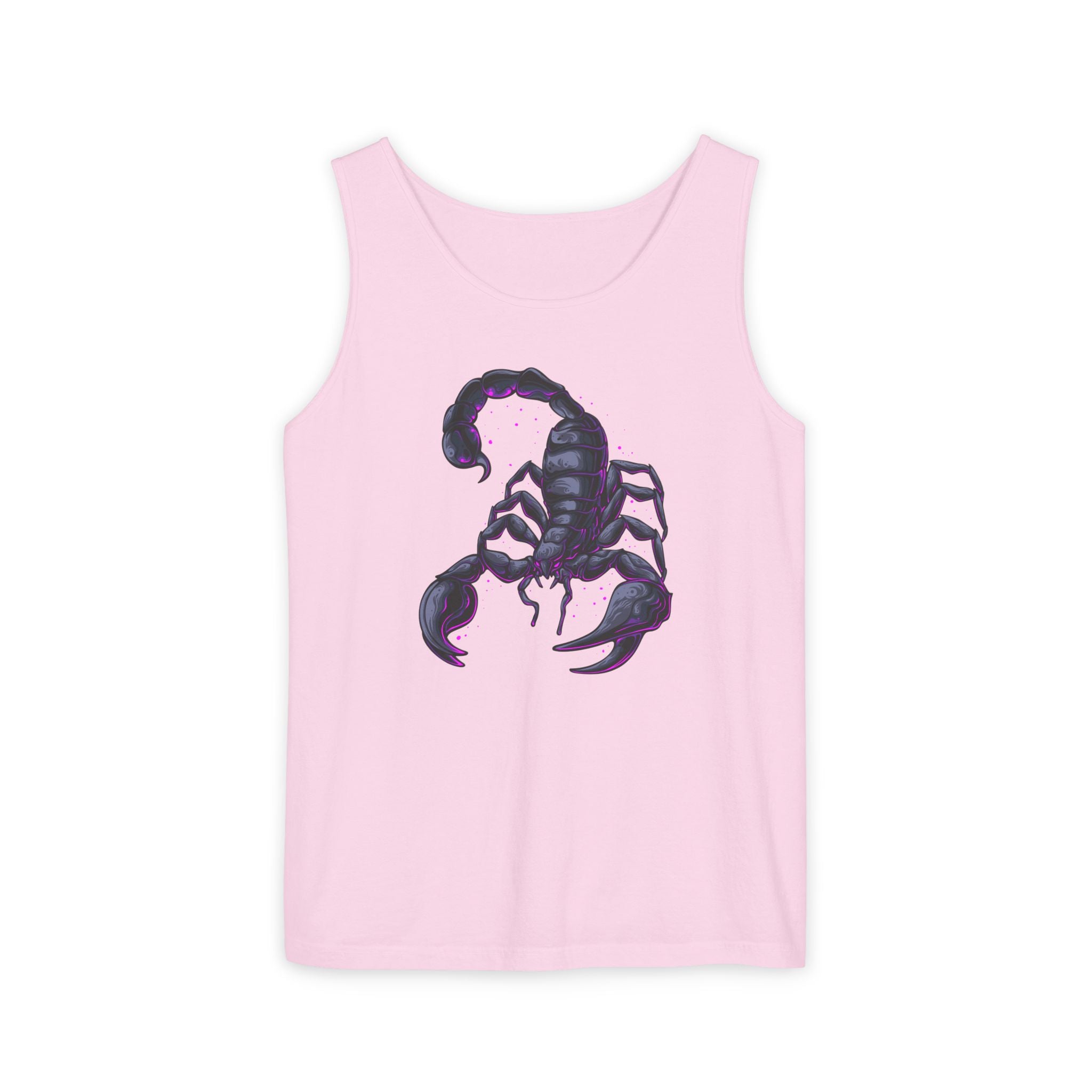 Scorpion Graphic Tank Top — Dark Cosmic Scorpion Art