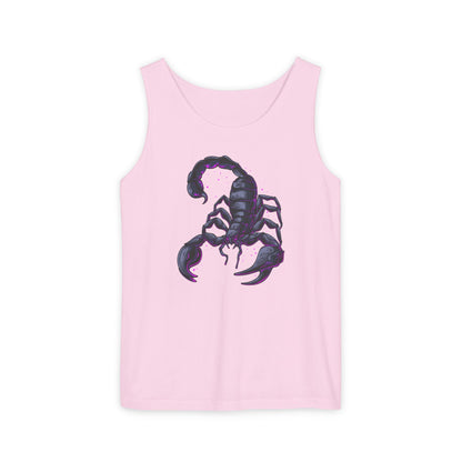 Scorpion Graphic Tank Top — Dark Cosmic Scorpion Art