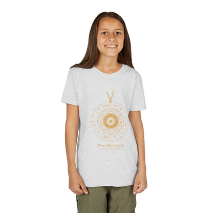 Youth Graphic Tee — THE SAGA Compass &amp; Abstract Hero&