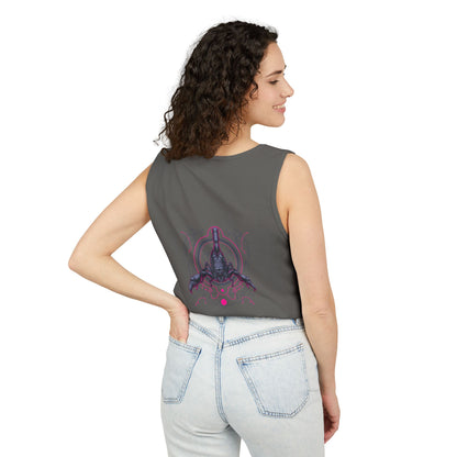 Scorpion Graphic Tank Top — Dark Cosmic Scorpion Art