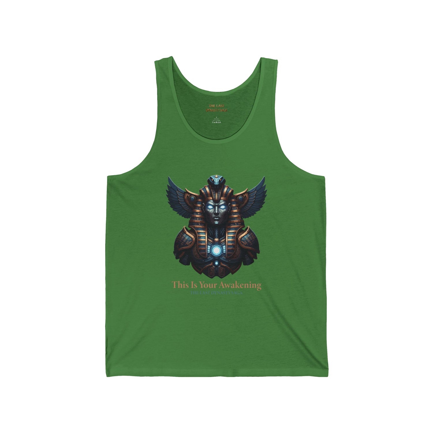 Egyptian Scarab &amp; Eye Tank Top — "This Is Your Awakening" Spiritual Graphic Tank