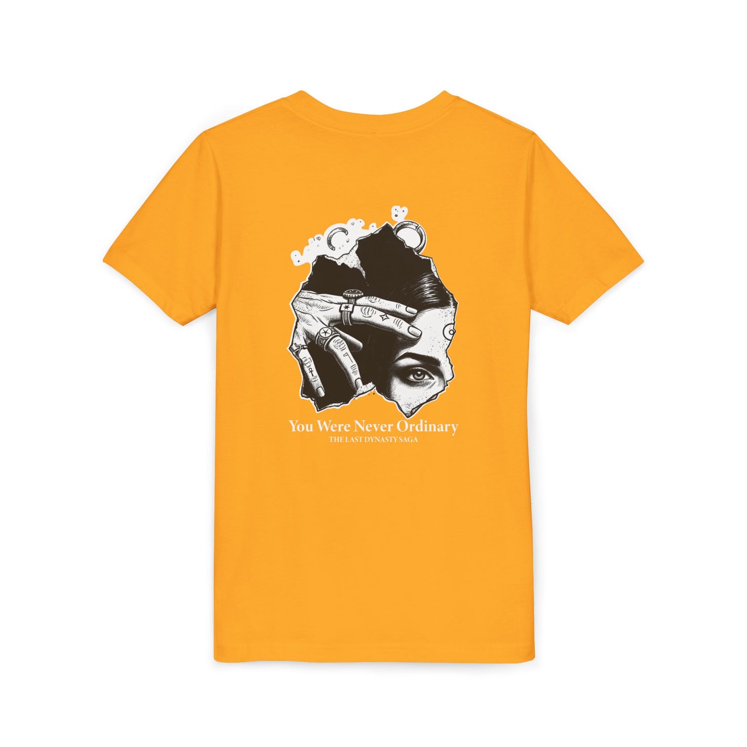 Youth Graphic Tee — THE SAGA Compass &amp; Abstract Hero&