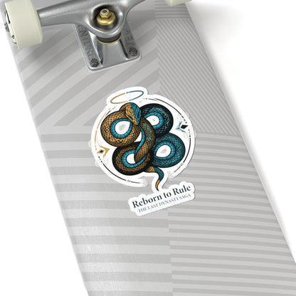 Last Dynasty Saga Sticker — Minimalist Retro Game Logo Kiss-Cut Sticker
