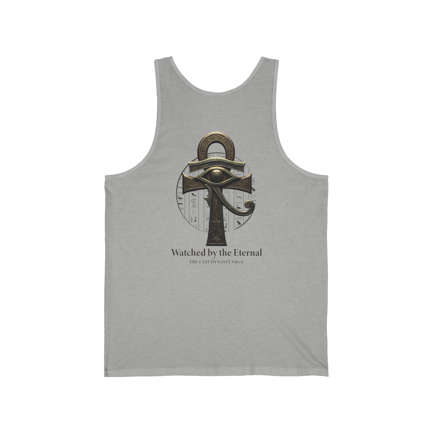 Egyptian Scarab &amp; Eye Tank Top — "This Is Your Awakening" Spiritual Graphic Tank