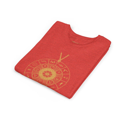 Youth Graphic Tee — THE SAGA Compass &amp; Abstract Hero&