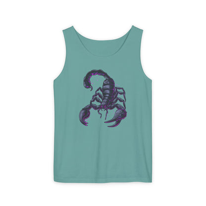 Scorpion Graphic Tank Top — Dark Cosmic Scorpion Art