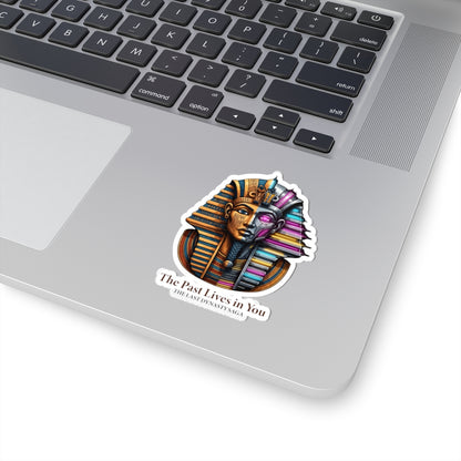 Last Dynasty Saga Sticker — Minimalist Retro Game Logo Kiss-Cut Sticker