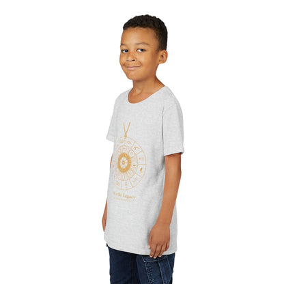 Youth Graphic Tee — THE SAGA Compass &amp; Abstract Hero&