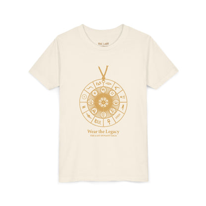 Youth Graphic Tee — THE SAGA Compass &amp; Abstract Hero&