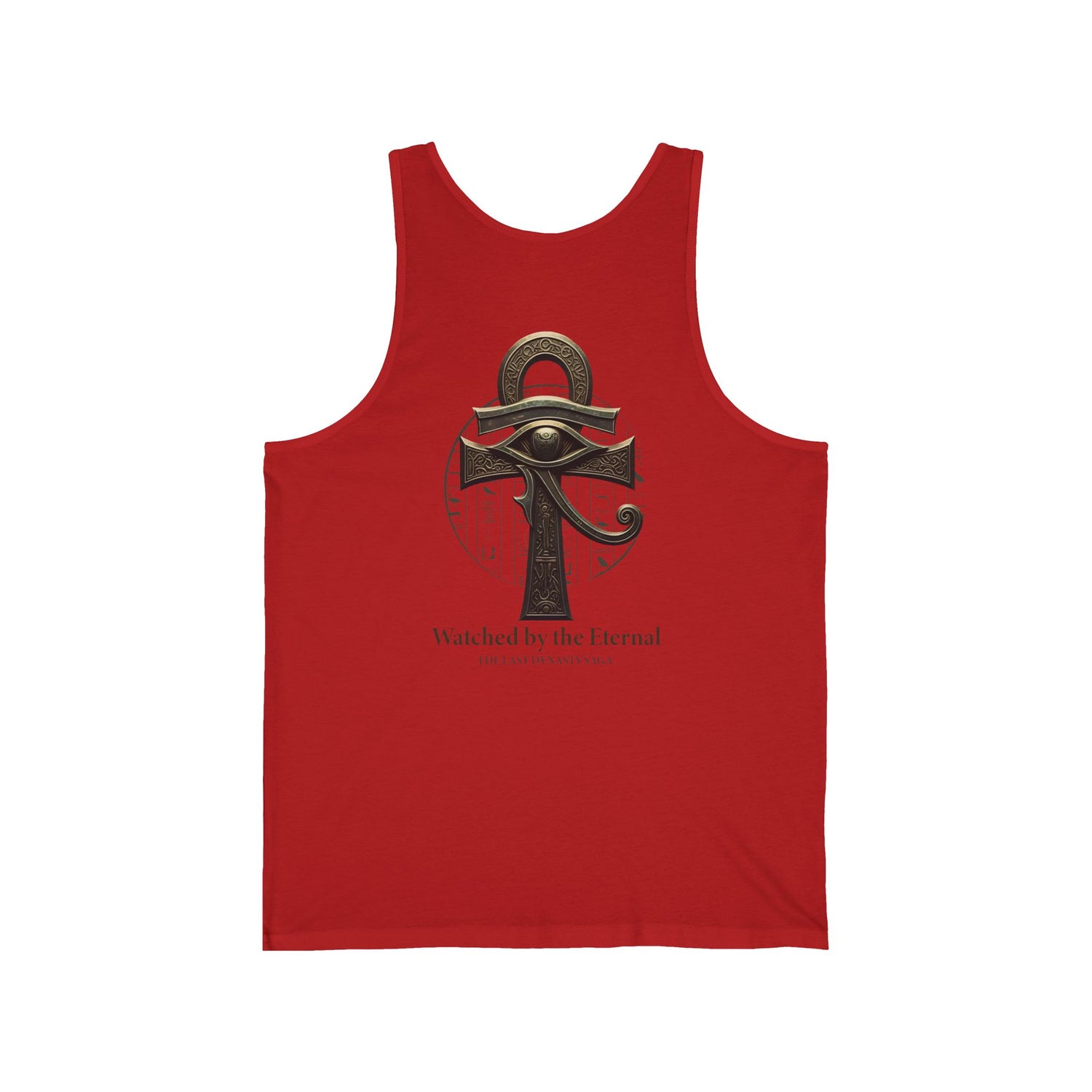 Egyptian Scarab &amp; Eye Tank Top — "This Is Your Awakening" Spiritual Graphic Tank