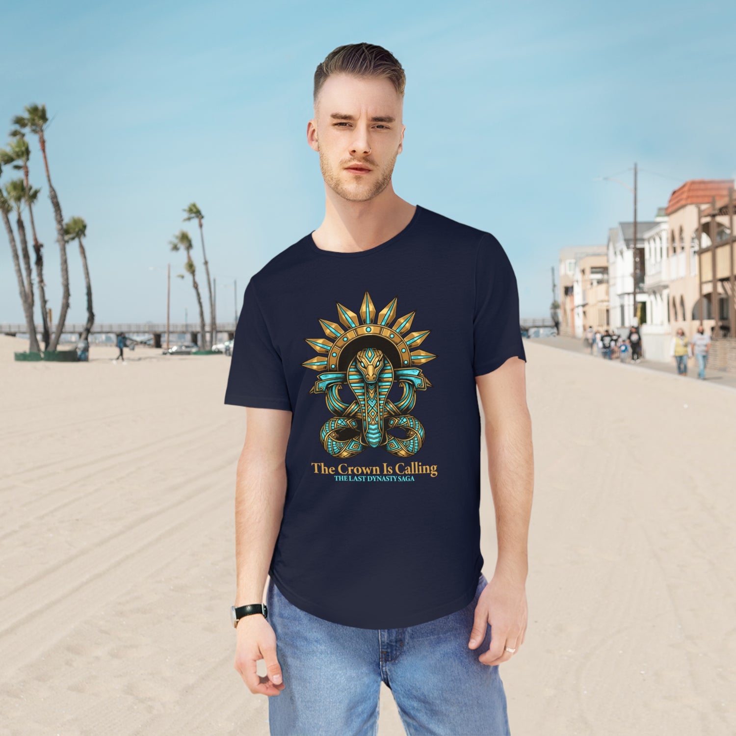Egyptian Cobra &amp; Scarab Tee — &