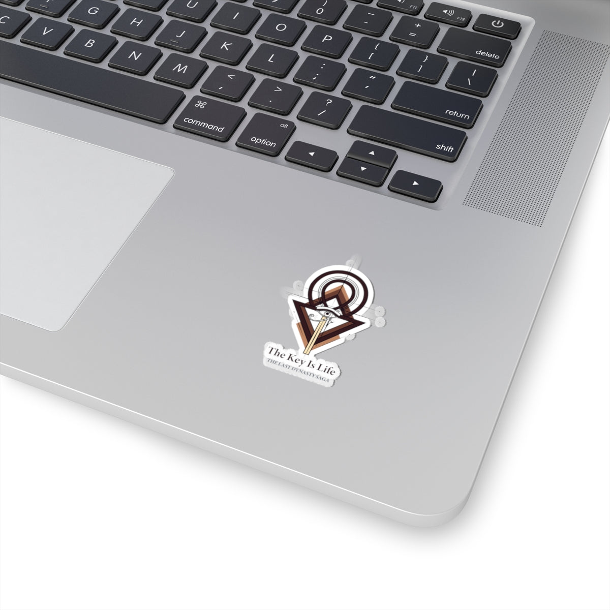 Last Dynasty Saga Sticker — Minimalist Retro Game Logo Kiss-Cut Sticker
