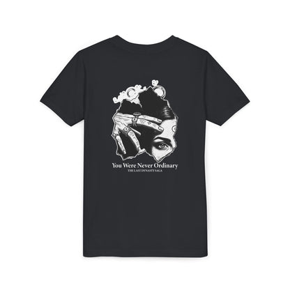Youth Graphic Tee — THE SAGA Compass &amp; Abstract Hero&
