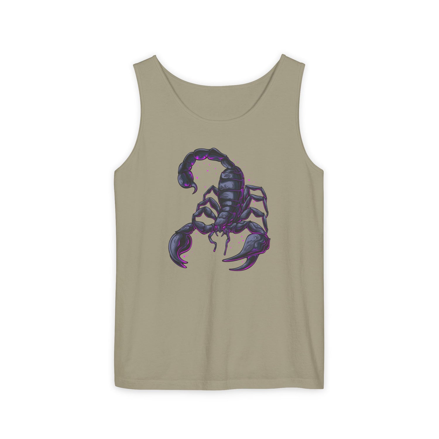 Scorpion Graphic Tank Top — Dark Cosmic Scorpion Art