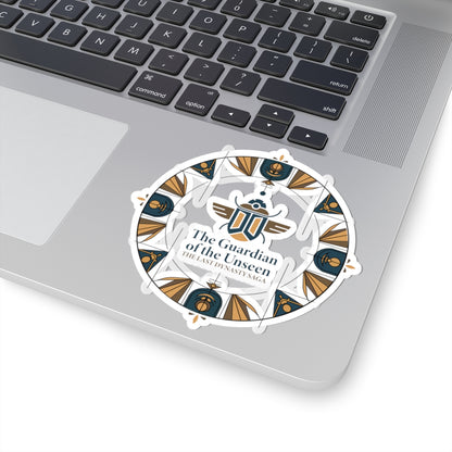 Last Dynasty Saga Sticker — Minimalist Retro Game Logo Kiss-Cut Sticker