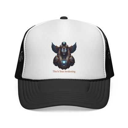 Vintage Steam-Punk Scarab Trucker Cap – "This Is More Awakening"