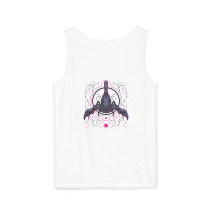 Scorpion Graphic Tank Top — Dark Cosmic Scorpion Art