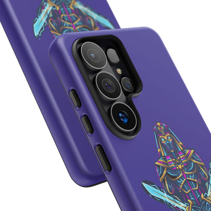 Phone Case — Neon Pharaoh Dual Swords "Silence the Weakness"
