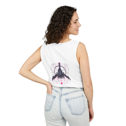 Scorpion Graphic Tank Top — Dark Cosmic Scorpion Art