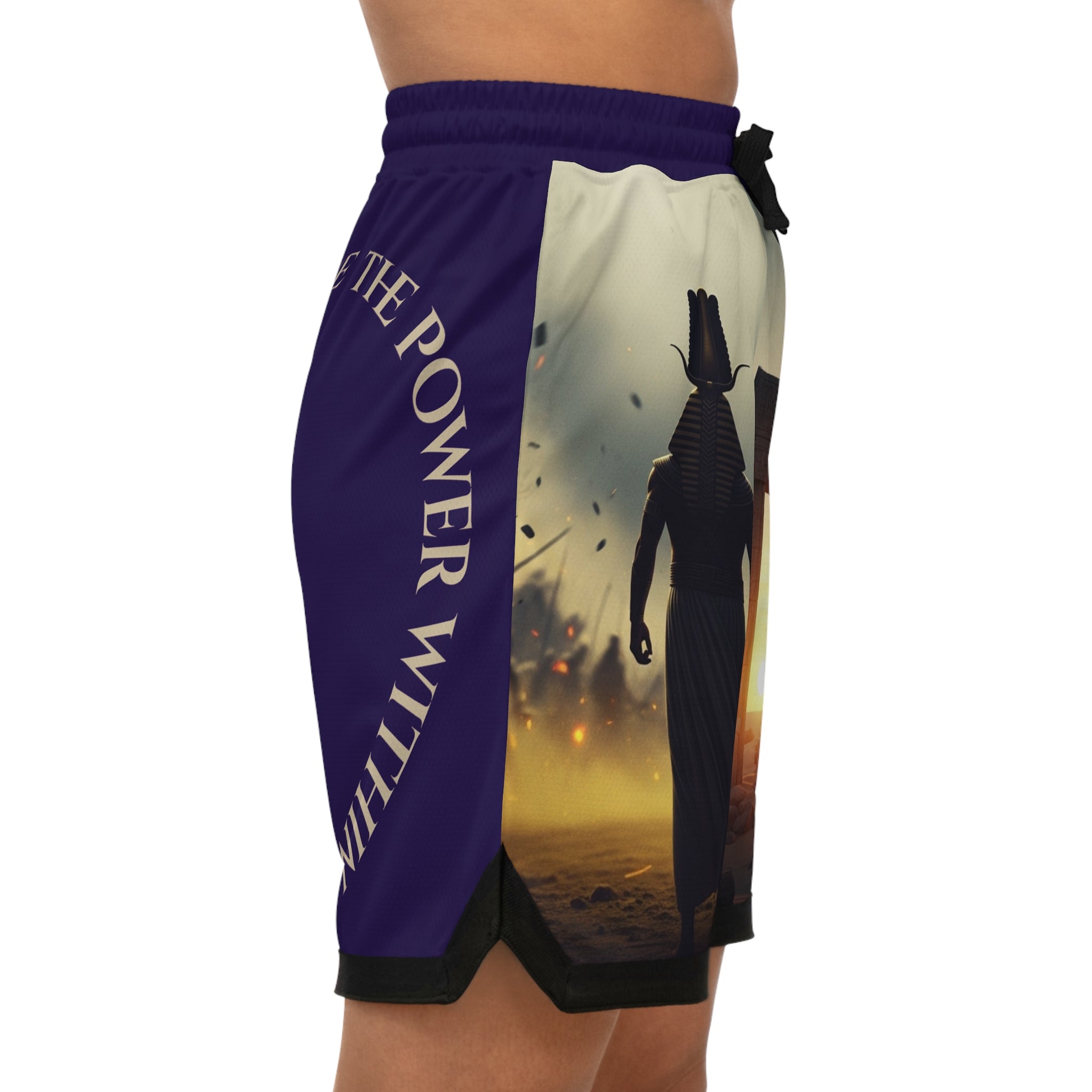 Egyptian Ankh Basketball Shorts — &