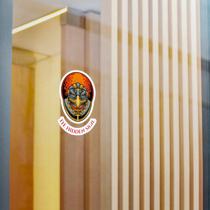 Egyptian Falcon Emblem Sticker — "The Hidden Sigil" Kiss-Cut Vinyl Decal