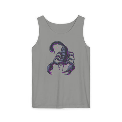 Scorpion Graphic Tank Top — Dark Cosmic Scorpion Art