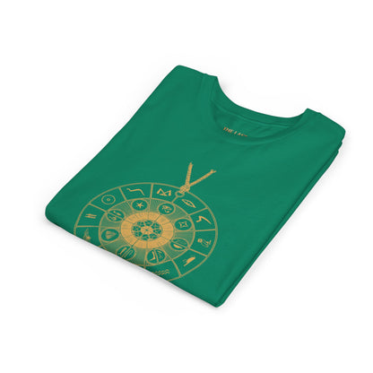 Youth Graphic Tee — THE SAGA Compass &amp; Abstract Hero&