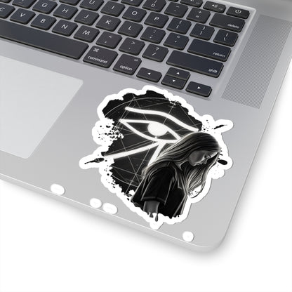 The Last Dynasty Saga Sticker — Minimalist Retro Game Logo Kiss-Cut Sticker
