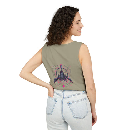 Scorpion Graphic Tank Top — Dark Cosmic Scorpion Art