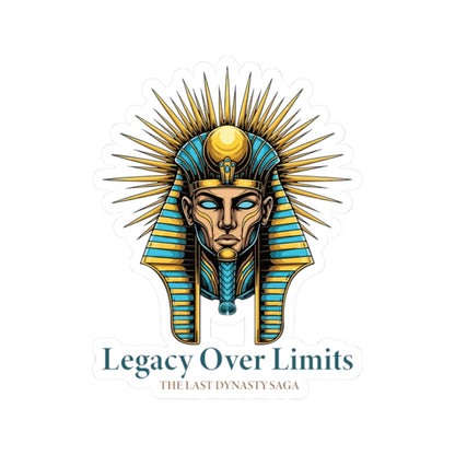 Copy of The Last Dynasty Saga Sticker — Minimalist Retro Game Logo Kiss-Cut Sticker