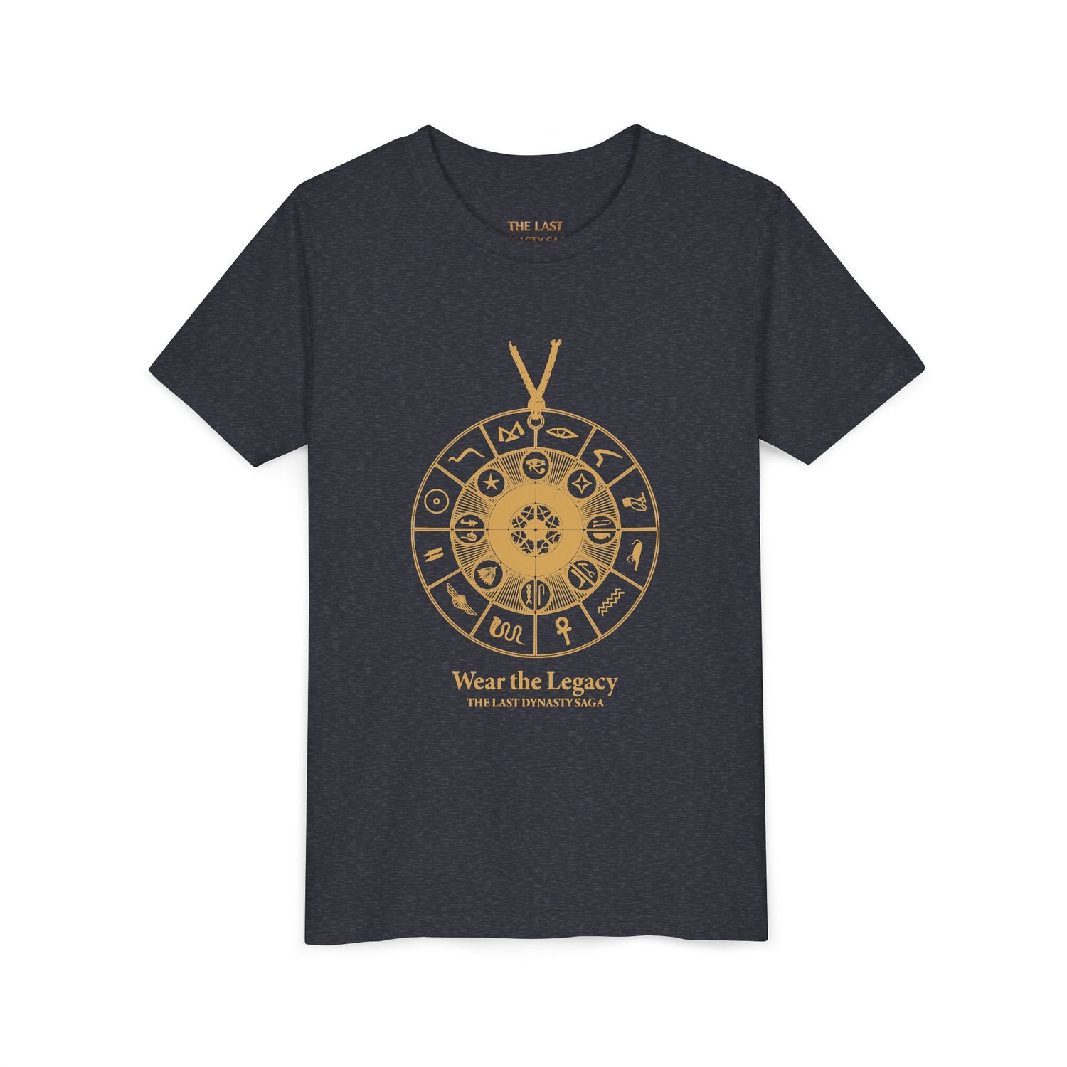 Youth Graphic Tee — THE SAGA Compass &amp; Abstract Hero&
