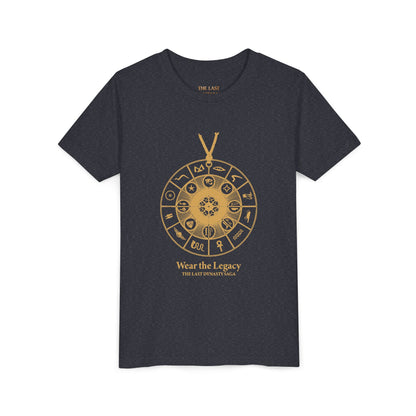 Youth Graphic Tee — THE SAGA Compass &amp; Abstract Hero&