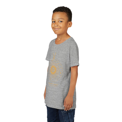 Youth Graphic Tee — THE SAGA Compass &amp; Abstract Hero&