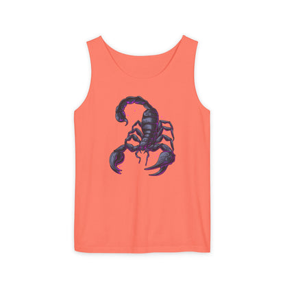 Scorpion Graphic Tank Top — Dark Cosmic Scorpion Art