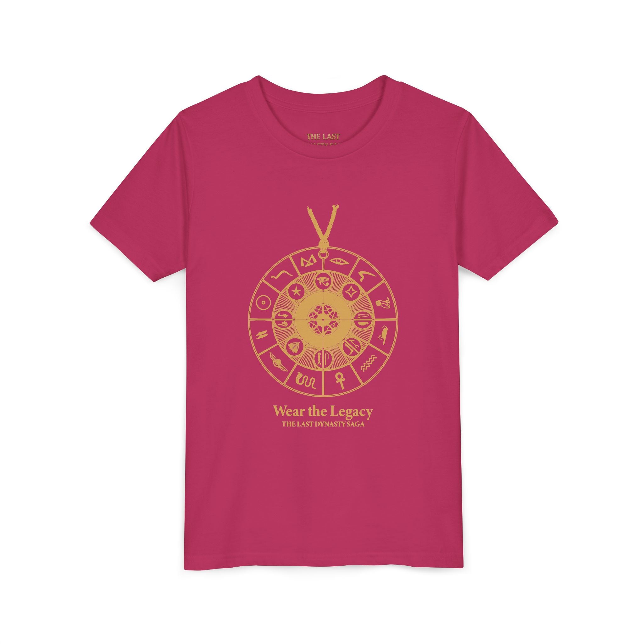 Youth Graphic Tee — THE SAGA Compass &amp; Abstract Hero&